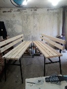 МУП МИР. изготовление скамеек для МКД